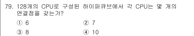 컴퓨터시스템기사(A형) 2015년 79번 - 해당 자격증의 핵심 개념을 묻는 객관식 문제