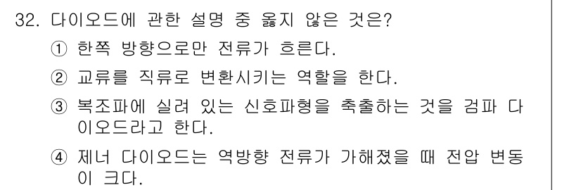 PC정비사_1급 2016년 32번 - 해당 자격증의 핵심 개념을 묻는 객관식 문제