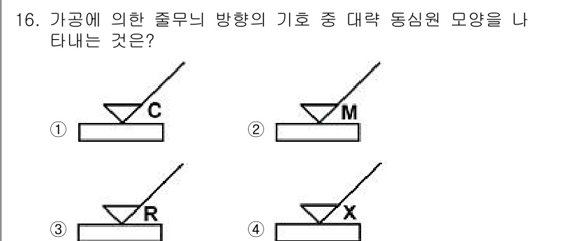 컴퓨터응용선반기능사 2016년 16번 - 가공이 이루어지는 기계적 원리를 고려할 때, C형 설정에서 대칭적인 힘이... 에 관한 핵심 기출문제