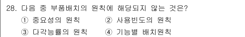 산업안전산업기사 2015년 28번 - 해당 자격증의 핵심 개념을 묻는 객관식 문제