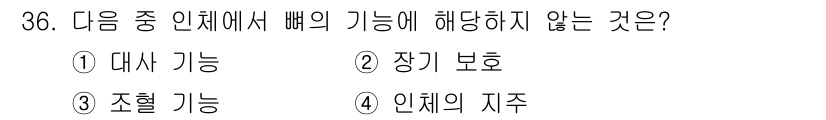 산업안전산업기사 2015년 36번 - . 대사 기능  
人体 상에서 대사 기능은 세포 내에서 화학 반응을 통해... 에 관한 핵심 기출문제