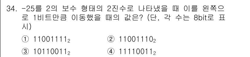 컴퓨터시스템기사(B형) 2015년 34번 - 해당 자격증의 핵심 개념을 묻는 객관식 문제