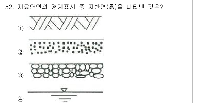 전산응용토목제도기능사 2015년 52번 - 해당 자격증의 핵심 개념을 묻는 객관식 문제