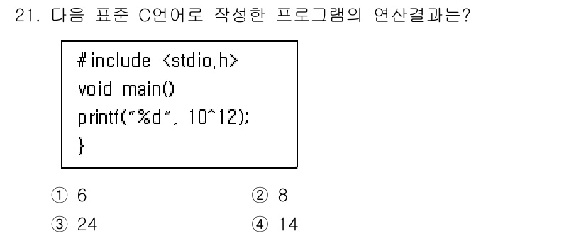 전자캐드기능사 2015년 21번 - 해당 자격증의 핵심 개념을 묻는 객관식 문제