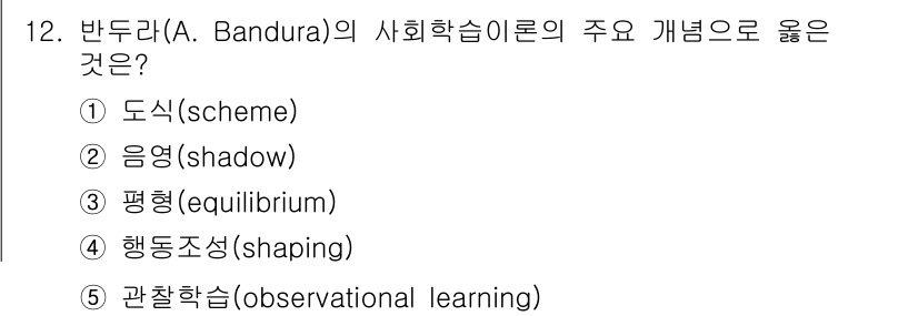 사회복지사_1급(1교시) 2016년 12번 - 해당 자격증의 핵심 개념을 묻는 객관식 문제