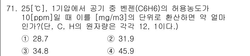 산업안전산업기사 2016년 71번 - 해당 자격증의 핵심 개념을 묻는 객관식 문제