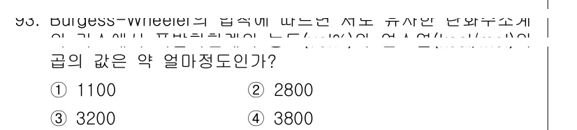 산업안전기사_필기 2016년 94번 - Burgess-Wheeler의 법칙에 따르면, 두 개의 상이한 물질이 서... 에 관한 핵심 기출문제
