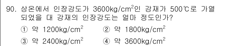 건설안전기사 2016년 91번 - 해당 자격증의 핵심 개념을 묻는 객관식 문제