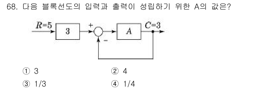 공조냉동기계산업기사 2017년 68번 - 해당 자격증의 핵심 개념을 묻는 객관식 문제