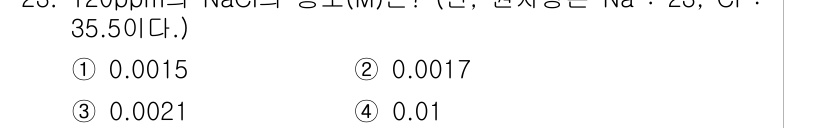환경기능사 2016년 23번 - 해당 자격증의 핵심 개념을 묻는 객관식 문제