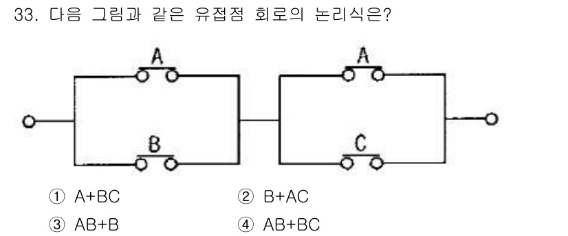 소방설비산업기사(전기) 2015년 33번 - 해당 자격증의 핵심 개념을 묻는 객관식 문제