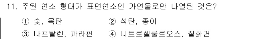 소방설비산업기사(기계) 2015년 11번 - 해당 자격증의 핵심 개념을 묻는 객관식 문제
