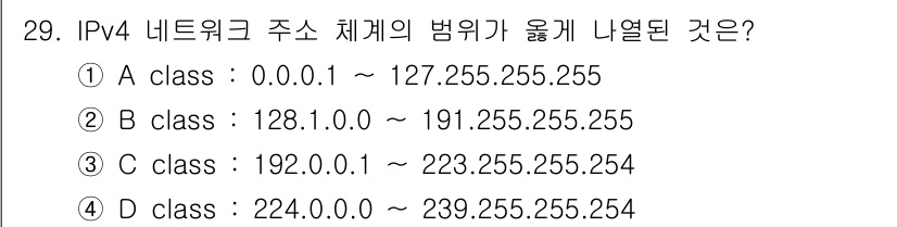 통신설비기능장 2015년 29번 - 해당 자격증의 핵심 개념을 묻는 객관식 문제