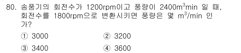 설비보전산업기사 2017년 80번 - 해당 자격증의 핵심 개념을 묻는 객관식 문제