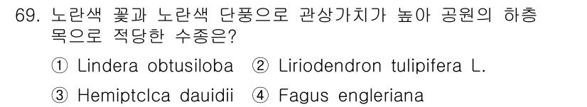 조경기사 2016년 69번 - . Fagus engleriana

해설: Fagus engleriana... 에 관한 핵심 기출문제