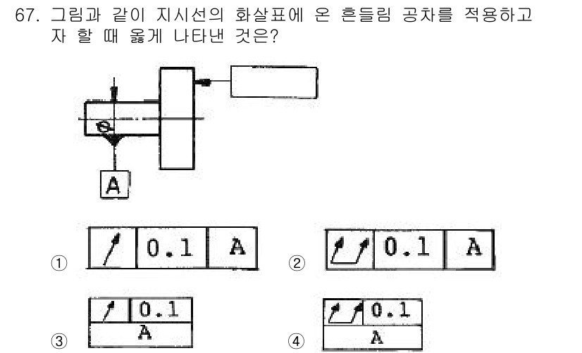 컴퓨터응용가공산업기사 2015년 67번 - 정답은 3입니다. 정답에 해당하는 이유는 전류의 흐름을 나타내는 화살표 ... 에 관한 핵심 기출문제