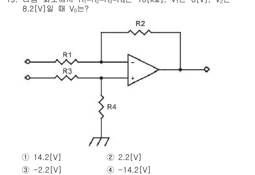 전자산업기사 2015년 19번 - 해당 자격증의 핵심 개념을 묻는 객관식 문제
