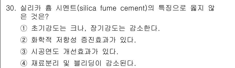 실내건축산업기사 2015년 30번 - 해당 자격증의 핵심 개념을 묻는 객관식 문제