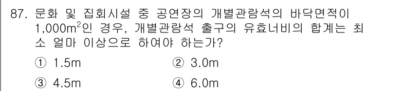 건축산업기사 2017년 87번 - 해당 자격증의 핵심 개념을 묻는 객관식 문제