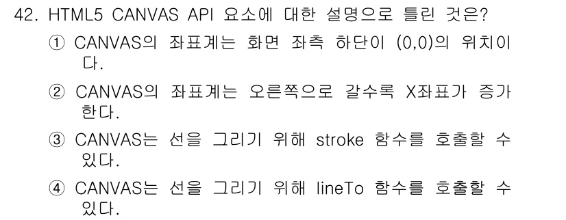 멀티미디어콘텐츠제작전문가 2016년 42번 - 해당 자격증의 핵심 개념을 묻는 객관식 문제