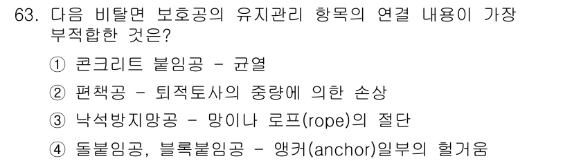 조경산업기사 2016년 63번 - 해당 자격증의 핵심 개념을 묻는 객관식 문제
