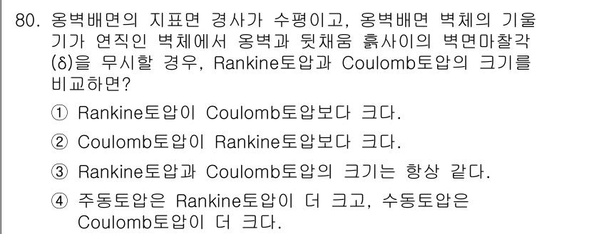 건설재료시험기사 2017년 81번 - 해당 자격증의 핵심 개념을 묻는 객관식 문제