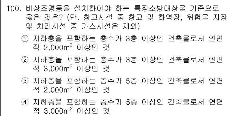 건축설비기사 2016년 101번 - 해당 자격증의 핵심 개념을 묻는 객관식 문제