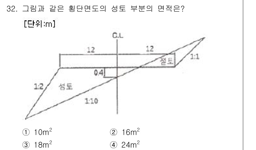 측량및지형공간정보기사 2016년 32번 - 해당 자격증의 핵심 개념을 묻는 객관식 문제