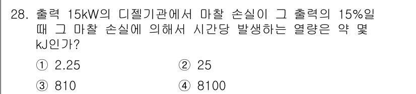건설기계설비기사 2017년 28번 - 해당 자격증의 핵심 개념을 묻는 객관식 문제