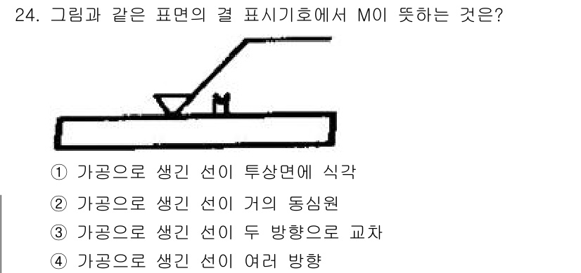 생산자동화산업기사 2016년 24번 - 가공으로 생긴 선이 두 방향으로 교차하여 다양한 경로를 제공할 수 있기 ... 에 관한 핵심 기출문제