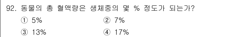 축산기사 2017년 92번 - 해당 자격증의 핵심 개념을 묻는 객관식 문제