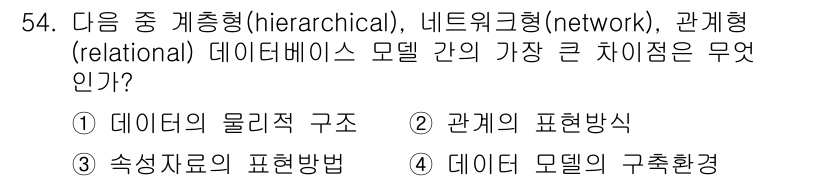 지적기사 2016년 54번 - . 데이터 모델의 구축 환경

관계형 데이터베이스 모델은 구조적이고 엄격... 에 관한 핵심 기출문제