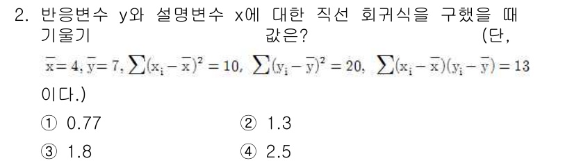 품질경영산업기사 2015년 2번 - 해당 자격증의 핵심 개념을 묻는 객관식 문제