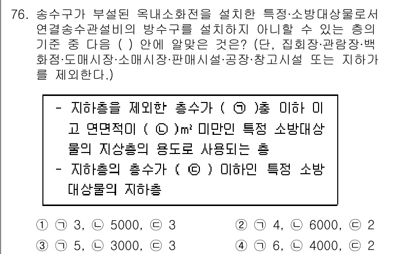 소방설비기사(기계분야) 2018년 77번 - 이 문제는 소방설비에서 특정 소화제를 선택할 때의 기준을 묻고 있습니다.... 에 관한 핵심 기출문제