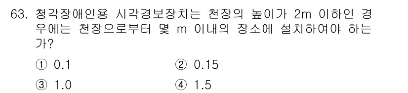 소방설비기사(전기분야) 2018년 64번 - 해당 자격증의 핵심 개념을 묻는 객관식 문제