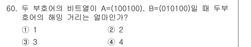 정보통신산업기사 2018년 60번 - 해당 자격증의 핵심 개념을 묻는 객관식 문제