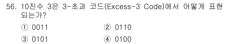 컴퓨터시스템기사(A형) 2018년 56번 - 해당 자격증의 핵심 개념을 묻는 객관식 문제