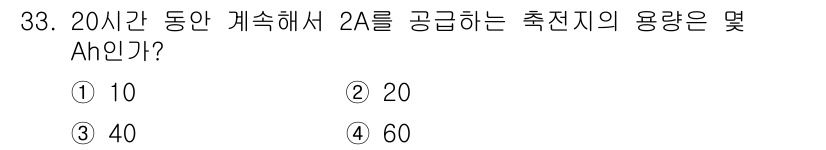 농기계운전기능사 2015년 33번 - 해당 자격증의 핵심 개념을 묻는 객관식 문제