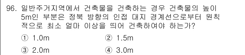 실내건축기사 2018년 97번 - 해당 자격증의 핵심 개념을 묻는 객관식 문제