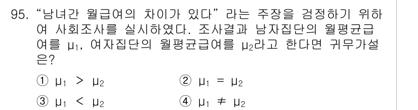 사회조사분석사_2급 2018년 95번 - 해당 자격증의 핵심 개념을 묻는 객관식 문제
