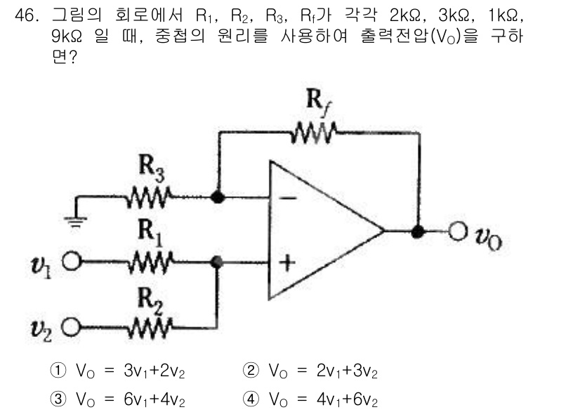전자기사 2018년 46번 - 해당 자격증의 핵심 개념을 묻는 객관식 문제