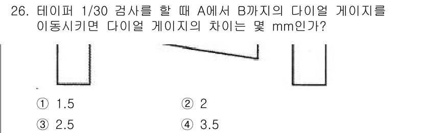 사출(프레스)금형산업기사 2016년 26번 - 해당 자격증의 핵심 개념을 묻는 객관식 문제