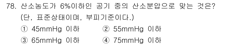 산업위생관리기사 2018년 79번 - 해당 자격증의 핵심 개념을 묻는 객관식 문제