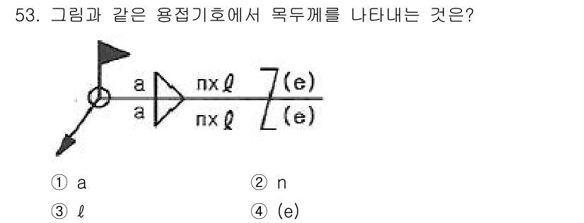 배관기능장 2016년 53번 - 정답은 ① a입니다. 그래프의 형태에서 물리량의 단위를 나타내는 상수를 ... 에 관한 핵심 기출문제