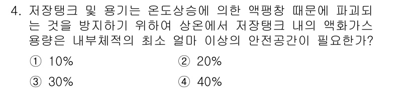 배관기능사 2015년 4번 - 해당 자격증의 핵심 개념을 묻는 객관식 문제