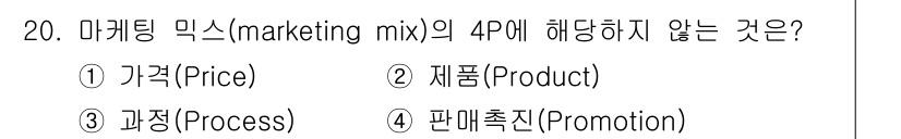 텔레마케팅관리사 2019년 20번 - 해당 자격증의 핵심 개념을 묻는 객관식 문제