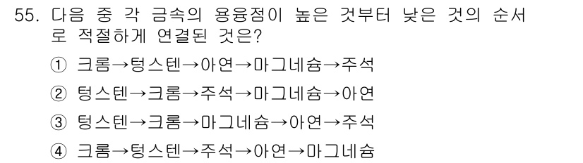 화재감식평가산업기사 2019년 55번 - 정답 3번은 각 용어의 연결이 논리적으로 맞아떨어지기 때문입니다. '그룹... 에 관한 핵심 기출문제