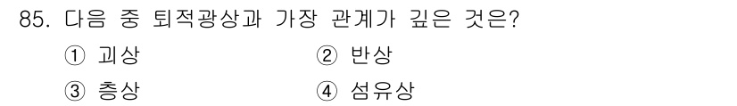 응용지질기사 2017년 85번 - 해당 자격증의 핵심 개념을 묻는 객관식 문제