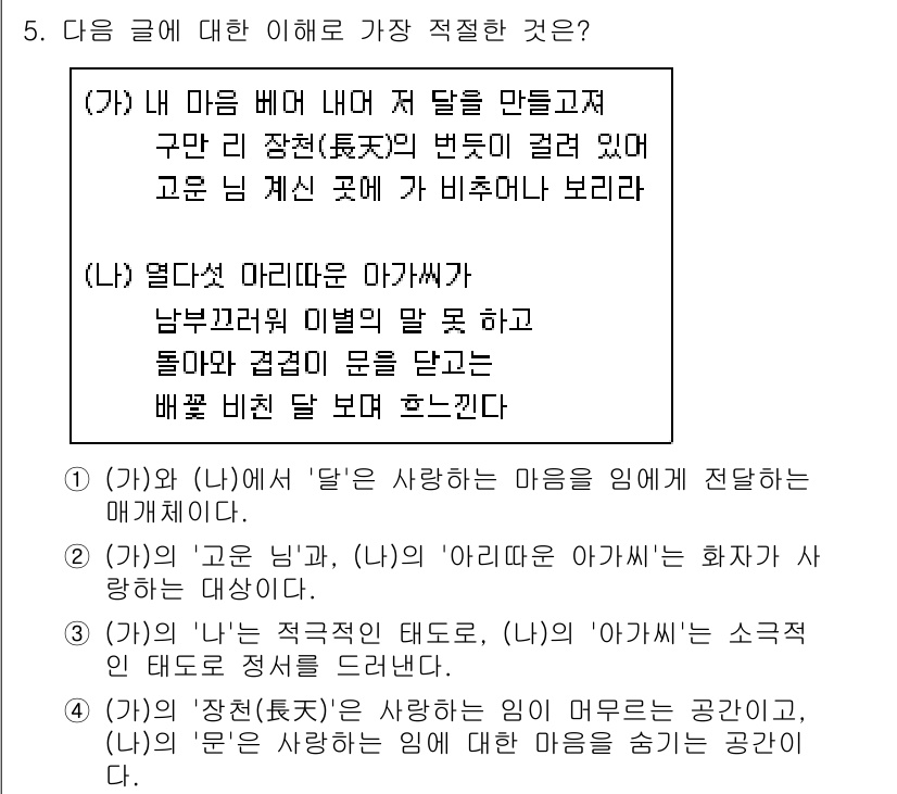 9급_국가직_공무원_국어 2018년 5번 - 정답 5번은 '나는 적절직의 태도로, 나는 감정이나 의도를 전달하는 데 ... 에 관한 핵심 기출문제