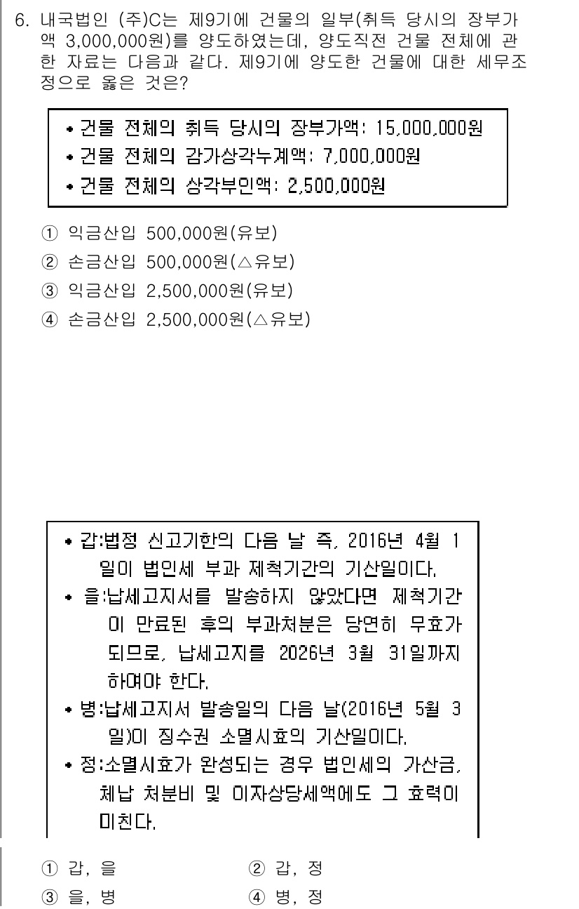 9급_국가직_공무원_세법개론 2016년 4번 - 문제에서 제시된 조건에 따라 총소득금액을 계산해야 합니다. 총소득금액은 ... 에 관한 핵심 기출문제